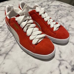 Red Suede Puma Kicks - Size 11 - Brand New